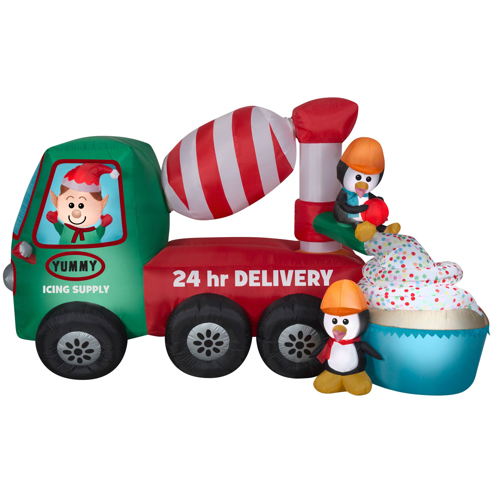 5ft. Animated Airblown® Inflatable Cement Mixer Scene